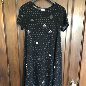 B&W Carly swing dress